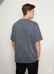 Vintage Wash Oversized T-Shirt - Grey