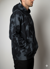 Smokewave French Terry Hoodie – Washed Charcoal