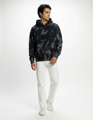 Smokewave French Terry Hoodie – Washed Charcoal [300 GSM]