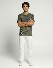 Mystic Vision Graphic T-Shirt – Olive Green [240 GSM]