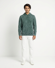 Vintage Acid Wash Hoodie - Evergreen [300 GSM]