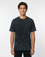 Vintage Wash Oversized T-Shirt – Charcoal Black [240 GSM]