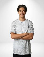 Vintage Wash Oversized T-Shirt – Stone White [240 GSM]