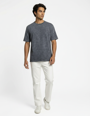 Vintage Wash Oversized T-Shirt - Grey [240 GSM]