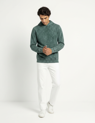 Vintage Acid Wash Hoodie - Evergreen [300 GSM]