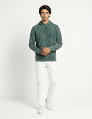 Vintage Acid Wash Hoodie - Evergreen [300 GSM]