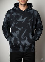 Smokewave French Terry Hoodie – Washed Charcoal