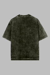 Classic Acid Wash Tee – Charcoal Black