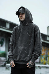 Obsidian Vein Washed Hoodie