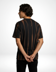 Midnight Ember Tie-Dye T-Shirt – Charcoal Flame [240 GSM]