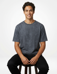 Vintage Wash Oversized T-Shirt - Grey [240 GSM]