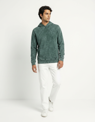 Vintage Acid Wash Hoodie - Evergreen [300 GSM]