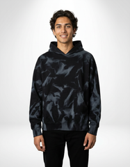 Smokewave French Terry Hoodie – Washed Charcoal [300 GSM]